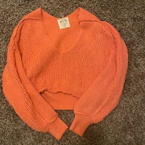 Free people chunky knit sweater